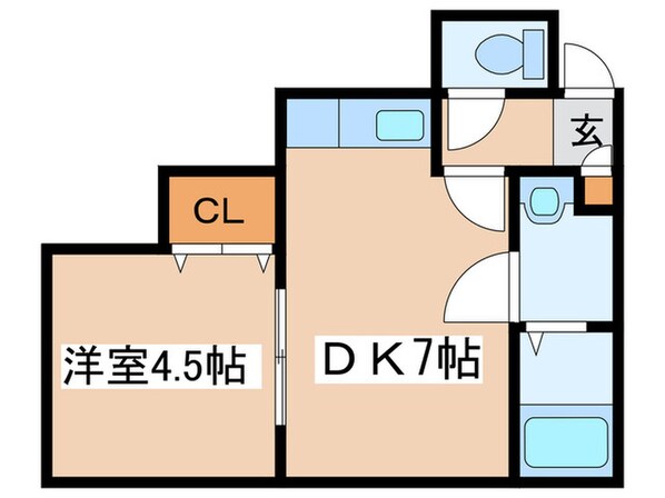 アドバンス中島公園の物件間取画像